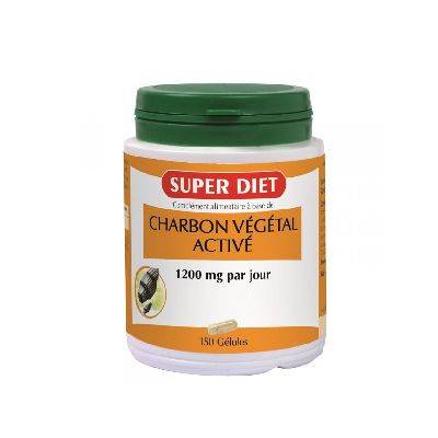 Charbon vegetal - maxi pot - 150 gélules