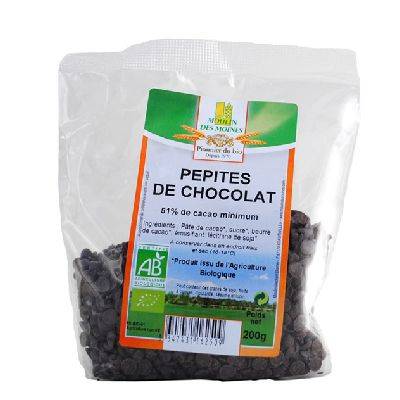 Pépites chocolat noir bio 200g
