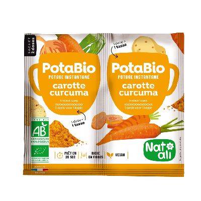 Potabio carotte curcuma - 2x8.