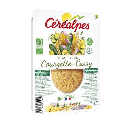 Galette  courgette curry 2x90g 