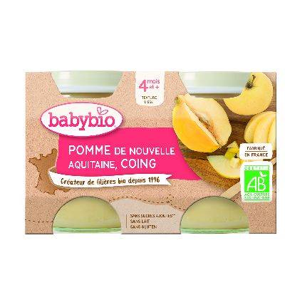 Babybio pot pomme coing