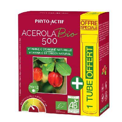 Acerola bio 500 - 24 comprimes