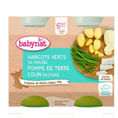 Babynat pot haricots verts pom