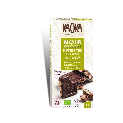 Chocolat noir noisettes -180g