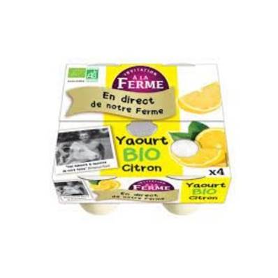 Yaourts au citron - 4x125g