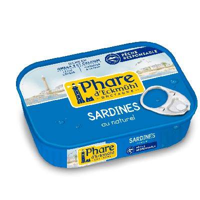 Sardines au naturel 135g phare