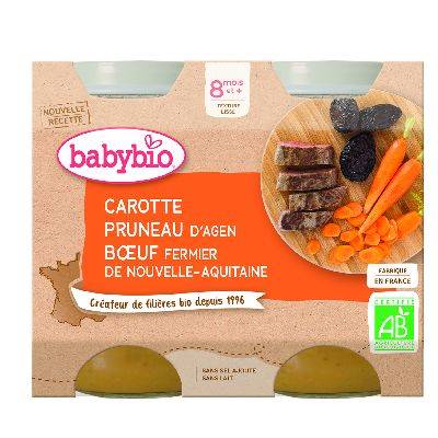 Pot bb carotte boeuf 2x200g ba