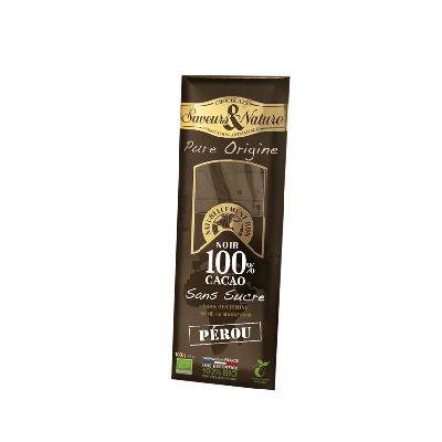 Chocolat noir 100% cacao 100g