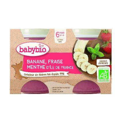 Babybio pot banane fraise ment