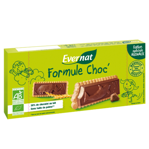 Bisc. formule choc' kids 125g