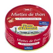 Miettes de thon tomate 160g 