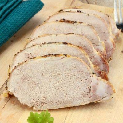 Roti d'échine de porc bio