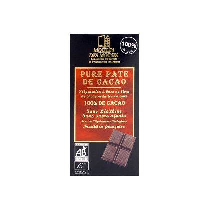 Choco. pure pate cacao 100g mo