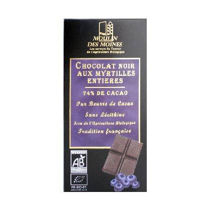 Chocolat noir myrtilles - 100g