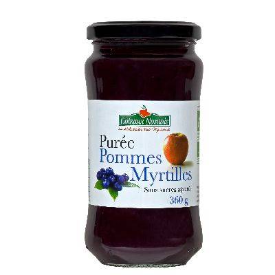 Purée pommes myrtilles 360 g