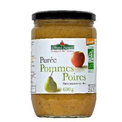 Puree pom/poire 630g c.nantais