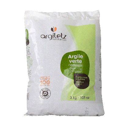 Argile verte granulee 3kg