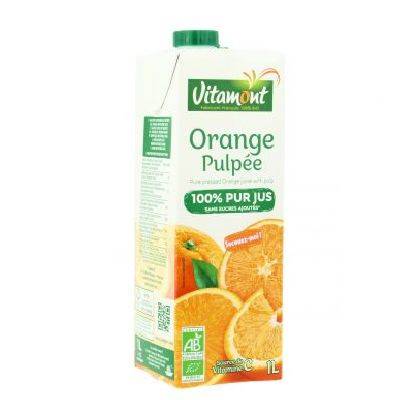 Pur jus d'orange pulpee - 1l