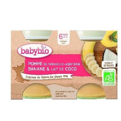 Babybio pot pomme banane coco