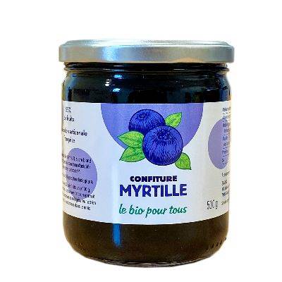 Confiture de myrtille - 500g