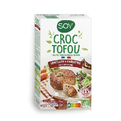 croc tofu lentil/carot 2x100g