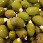 Olives vertes aux amandes vrac