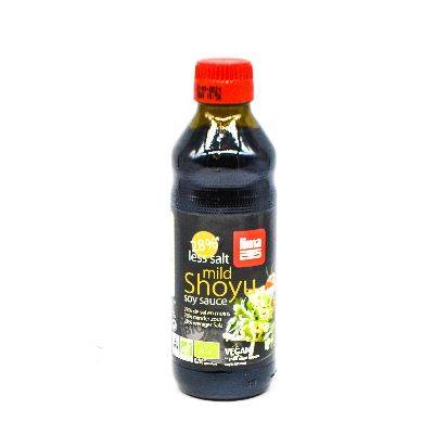 Shoyu 28% less salt 250ml lima