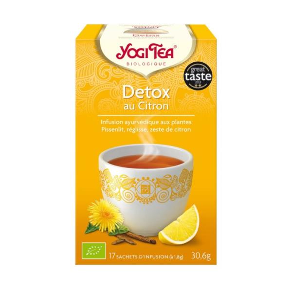 Yogi tea detox citron 30g 15 s