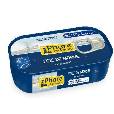 Foie de morue au naturel 121g