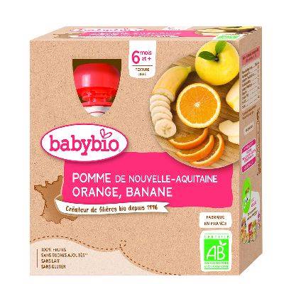 Babybio gourde pomme orange ba