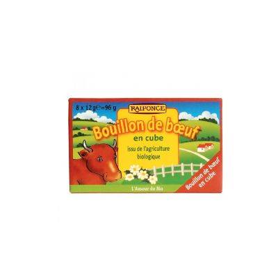 Bouillon cube boeuf 8x12g raip