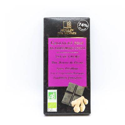 Chocolat noir gingembre - 100g