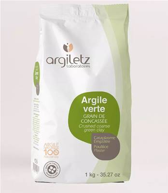 Argile verte surfine 1kg argil