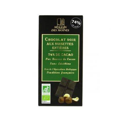 Chocolat noir amande entiere - 100g
