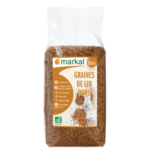 Graines de lin dore 500g