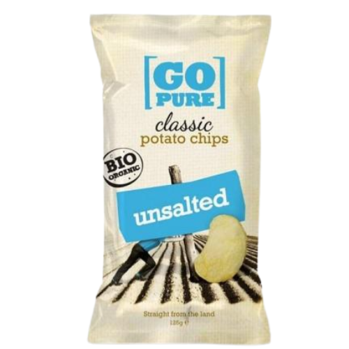 Classic potato chips unsalted-