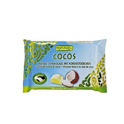 Chocolat blanc coco - 100g
