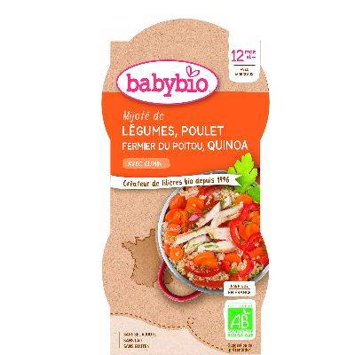 Babybio bol légumes poulet qui