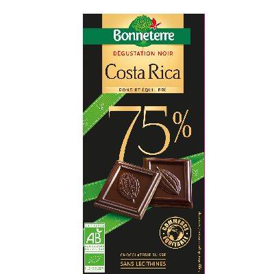 Chocolat noir 75% cacao - 70g
