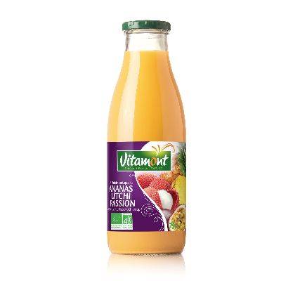 Jus ananas litchi passion -75cl