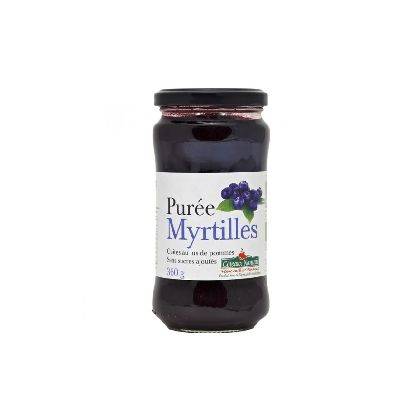 Puree myrtilles bio 360g