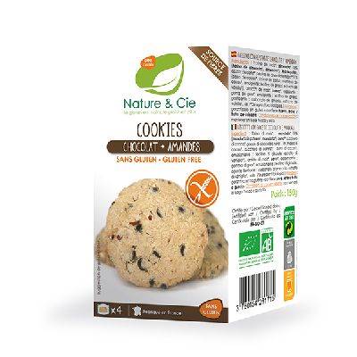 Cookies choco amande s/g 135g