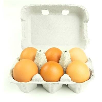 6 oeufs ferme nord - 390 gr