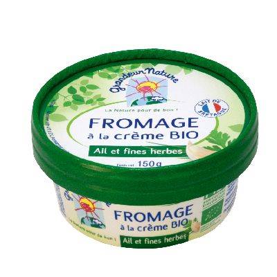 fromage à tartiner  ail et fines herbes 150g 