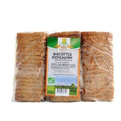 Biscottes a la farine epeautre complete 400g