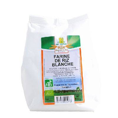 Farine riz blc mt 500g ab