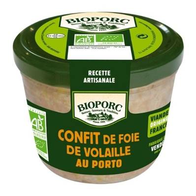 Confit de foie de volaille au