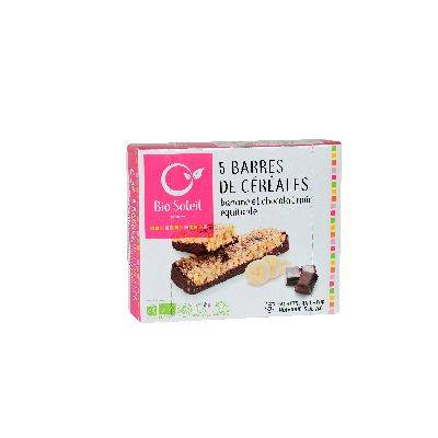 5 barres de cereales banane chocolat noir - 130g