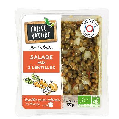 Salade aux 2 lentilles 160g