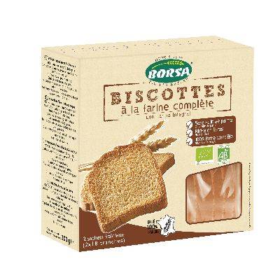 Biscottes blé complet bio x36